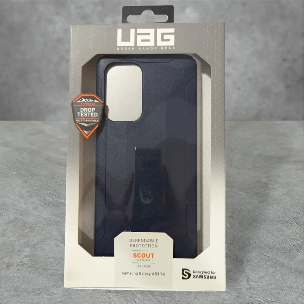 T2. UAG Urban Armour‎ Gear Scout Series Case For Samsung Galaxy A53 5G Navy Blue